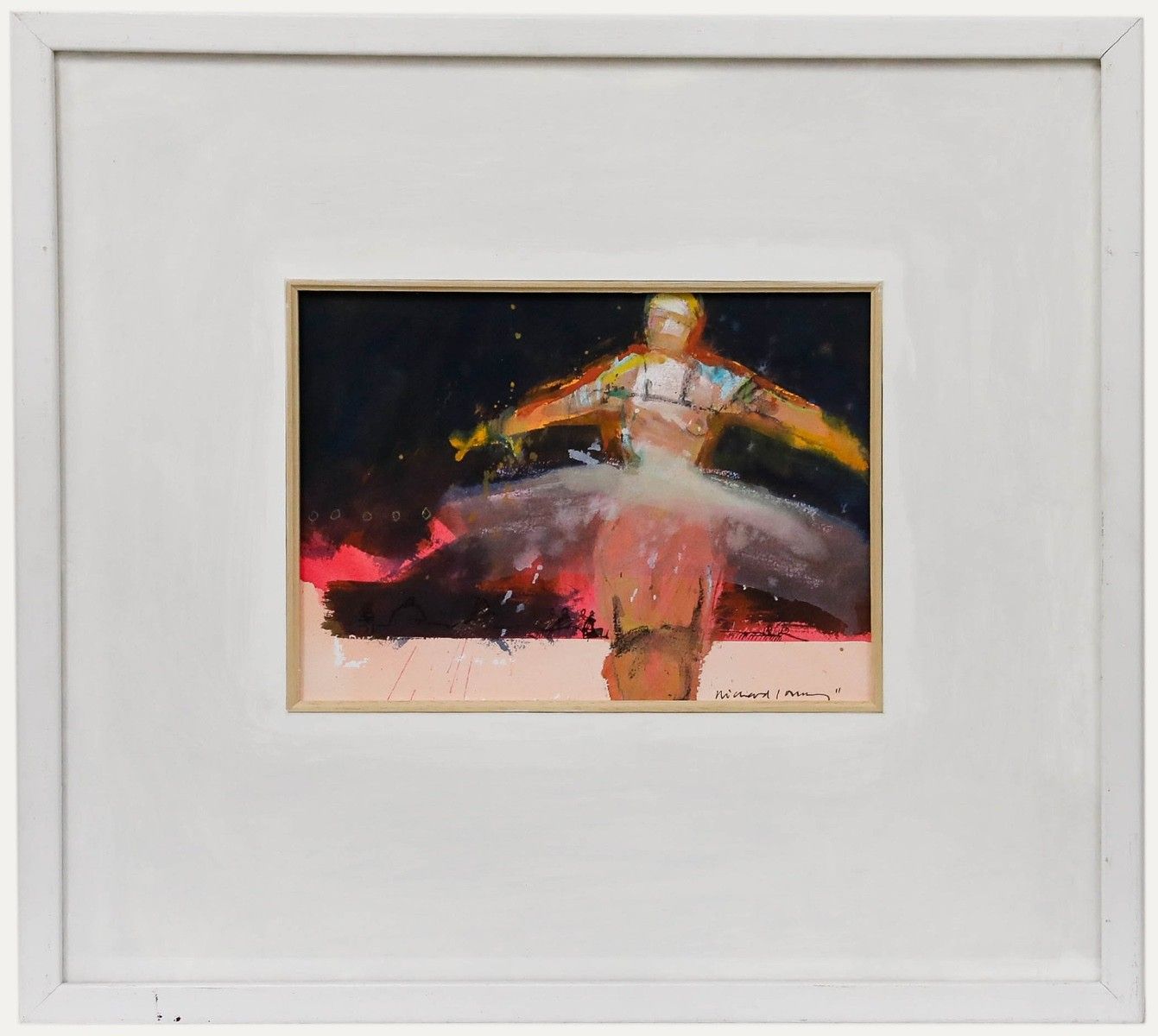 Richard J.S. Young Framed Contemporary Mixed Media, Siren photo furniture