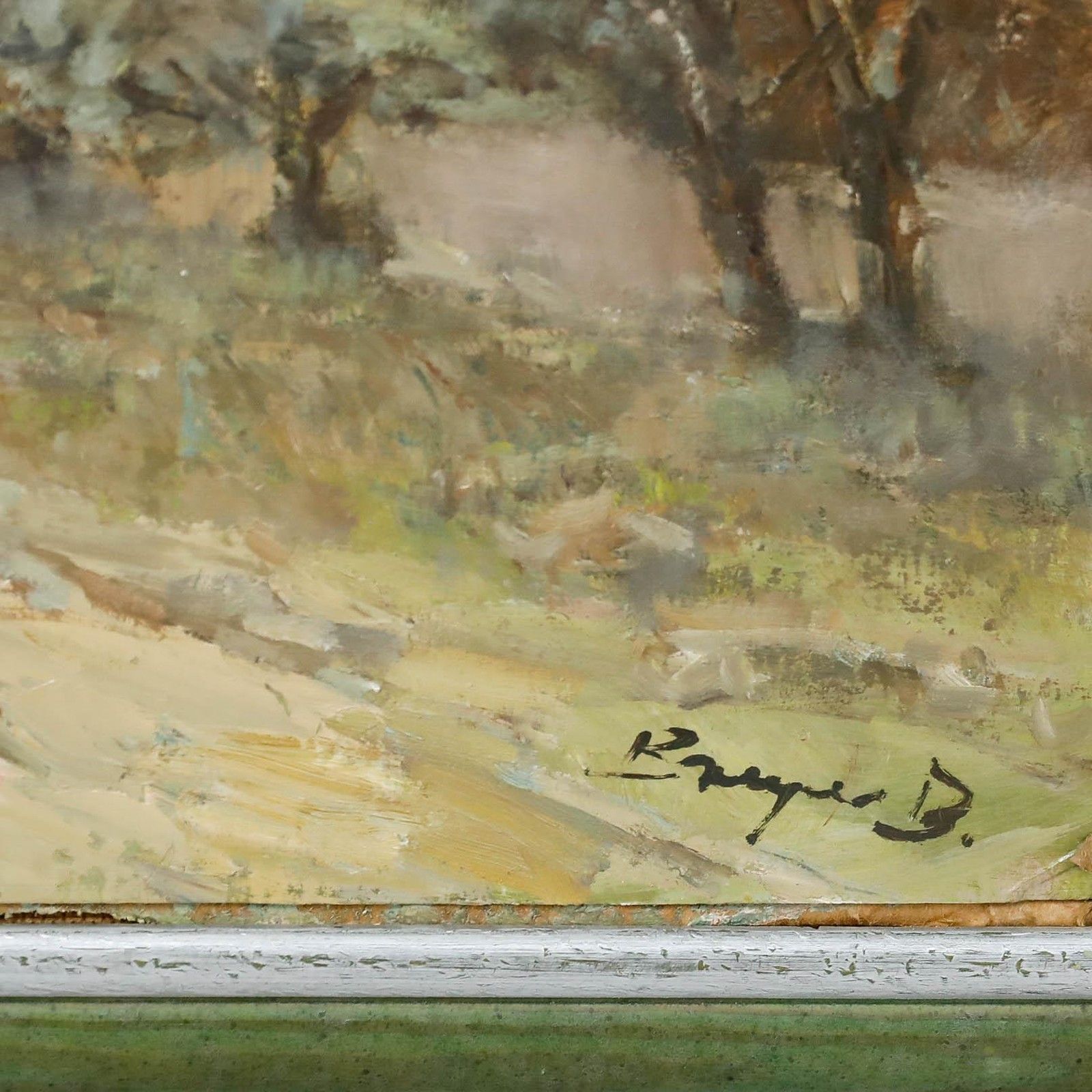 Benno Breyer (1939 2013) Framed 20th Century Oil, Landscape In Provence photo vinterior