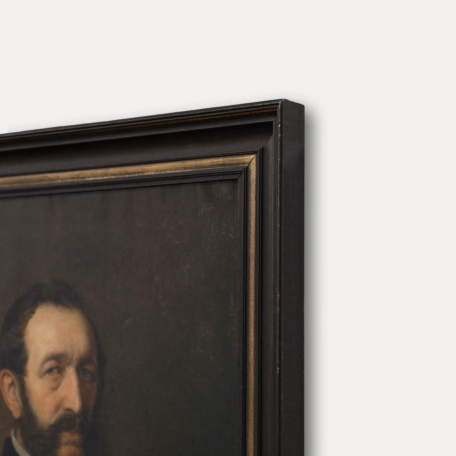 Caspar Ludwig Goerke (1822 1896) Framed 1879 Oil, Portrait Of A Gentleman photo 550.0