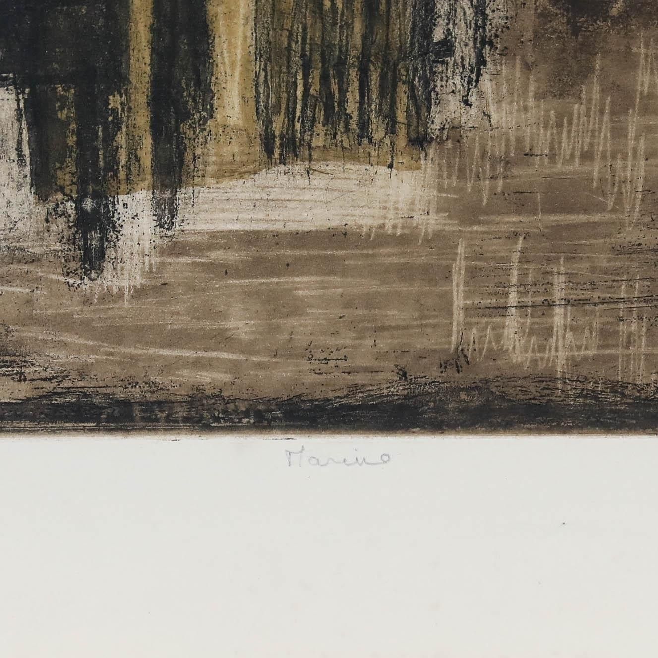 Betty Connal Peebles (1935 1999) 20th Century Collagraph, Marine photo for sale
