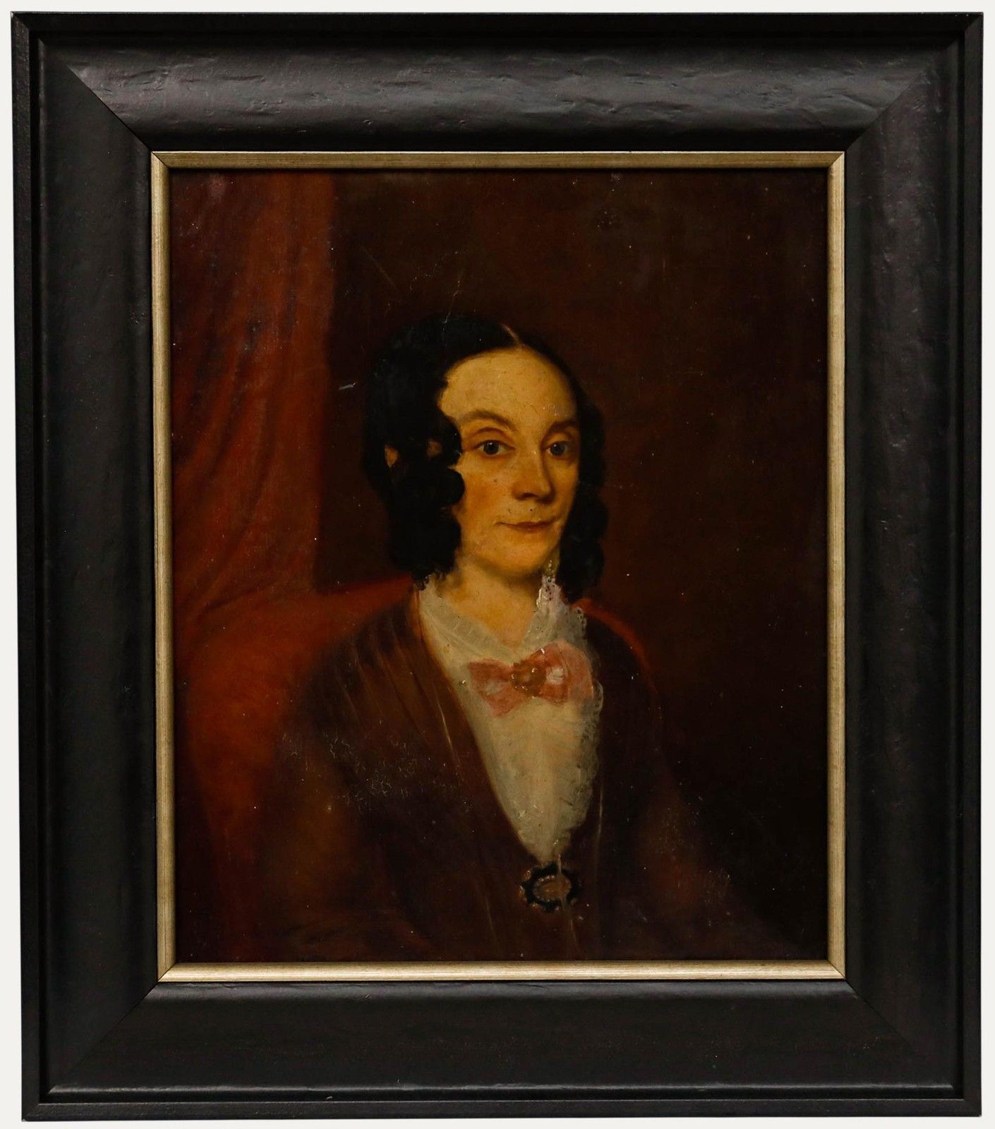 English School 19th Century Oil Lady Of The House