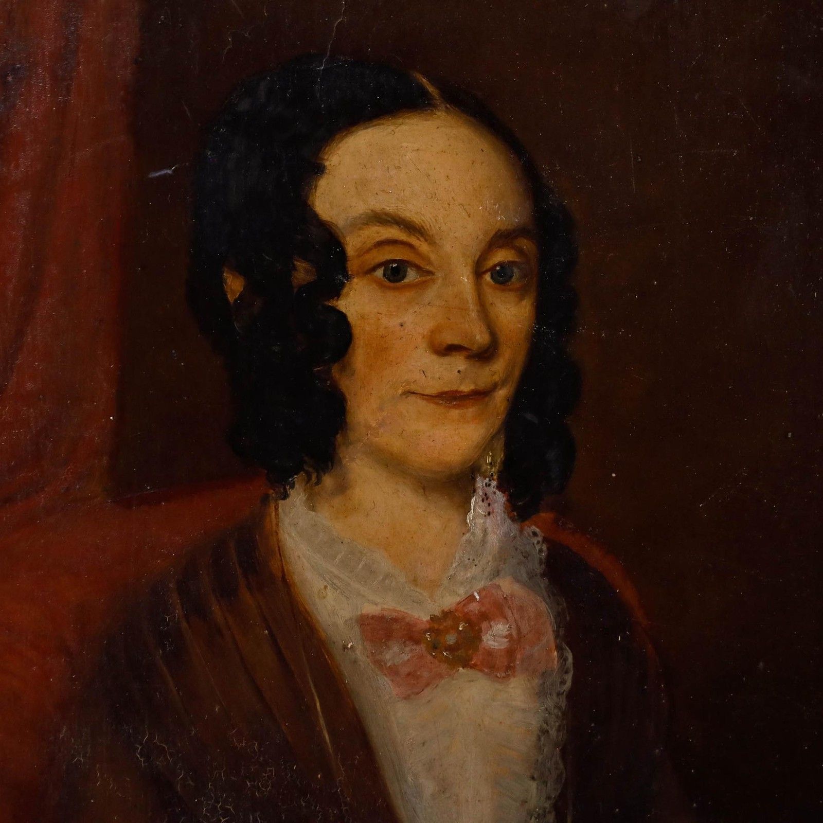 English School 19th Century Oil Lady Of The House photo Art