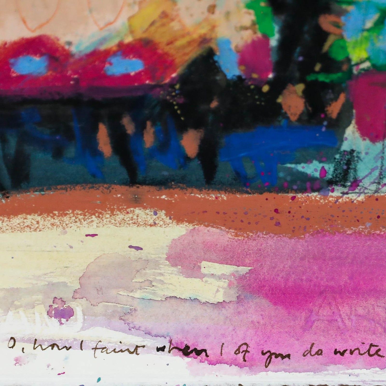 Richard J.S. Young 2022 Mixed Media, O, How I Faint When I Of You Do Write photo for sale