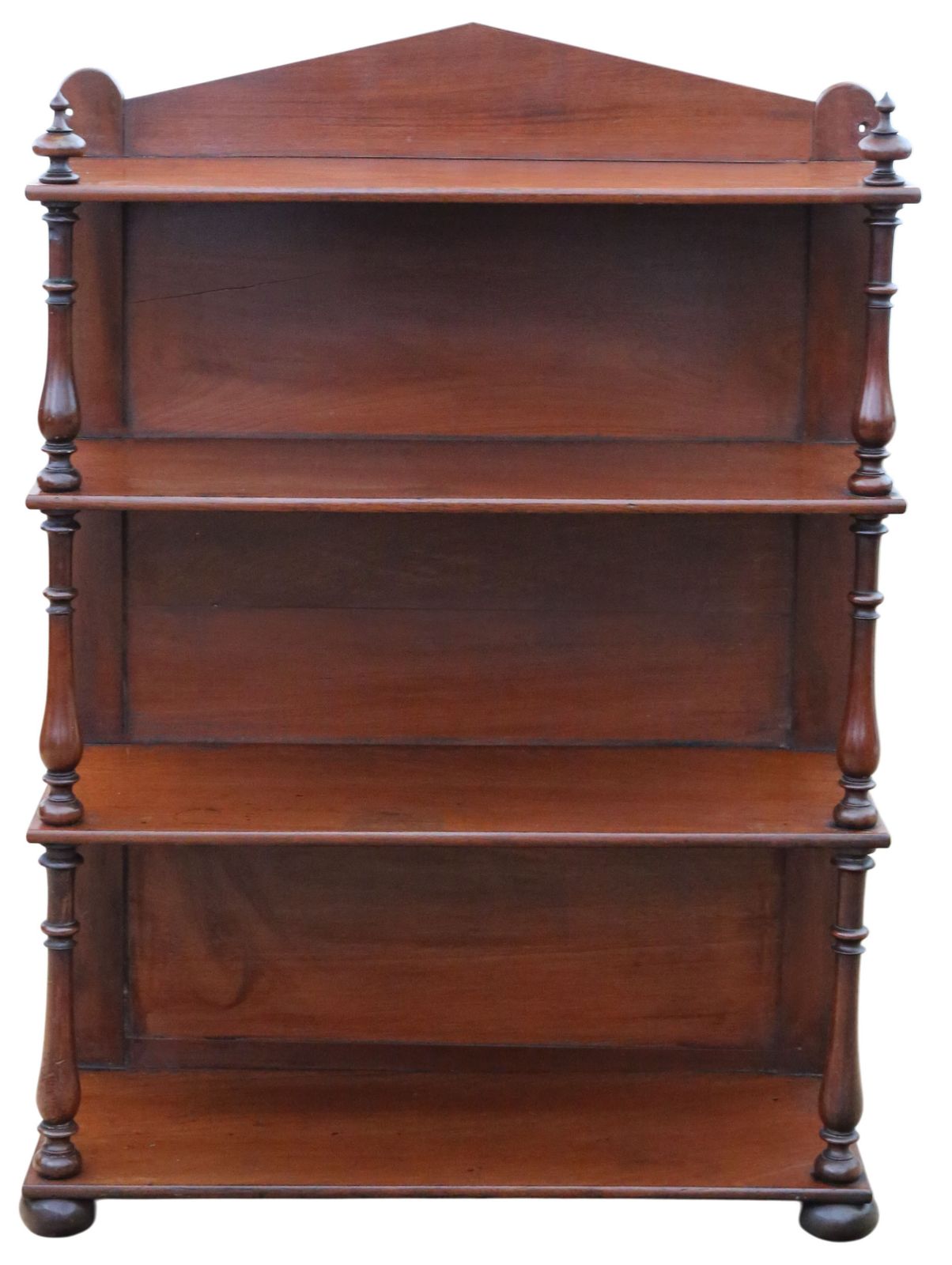 Antique 19th Century Victorian Mahogany Floor Or Wall Shelves / Bookcase – Fine Quality Display photo furniture