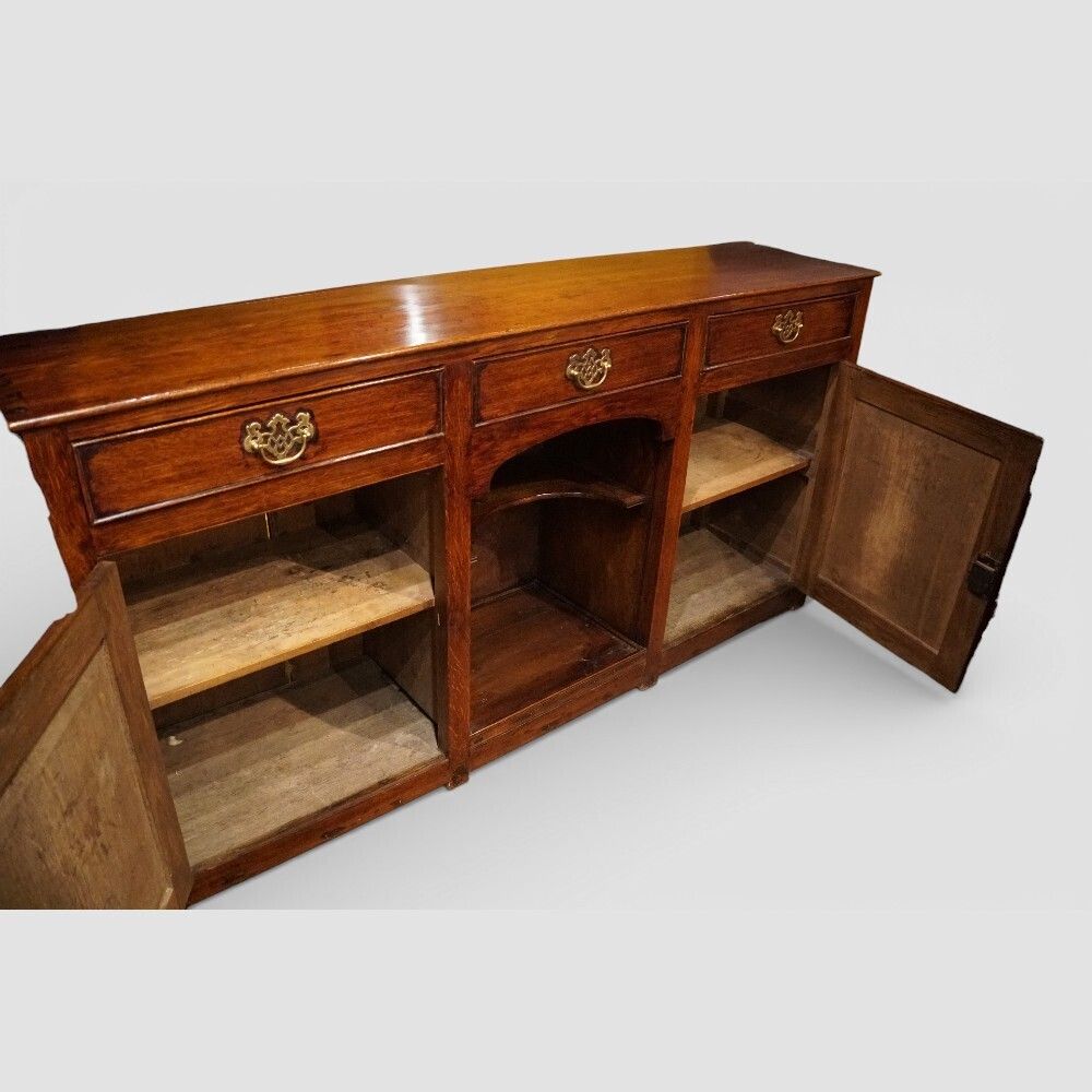 Antique Oak Dog Kennel Dresser photo vinterior
