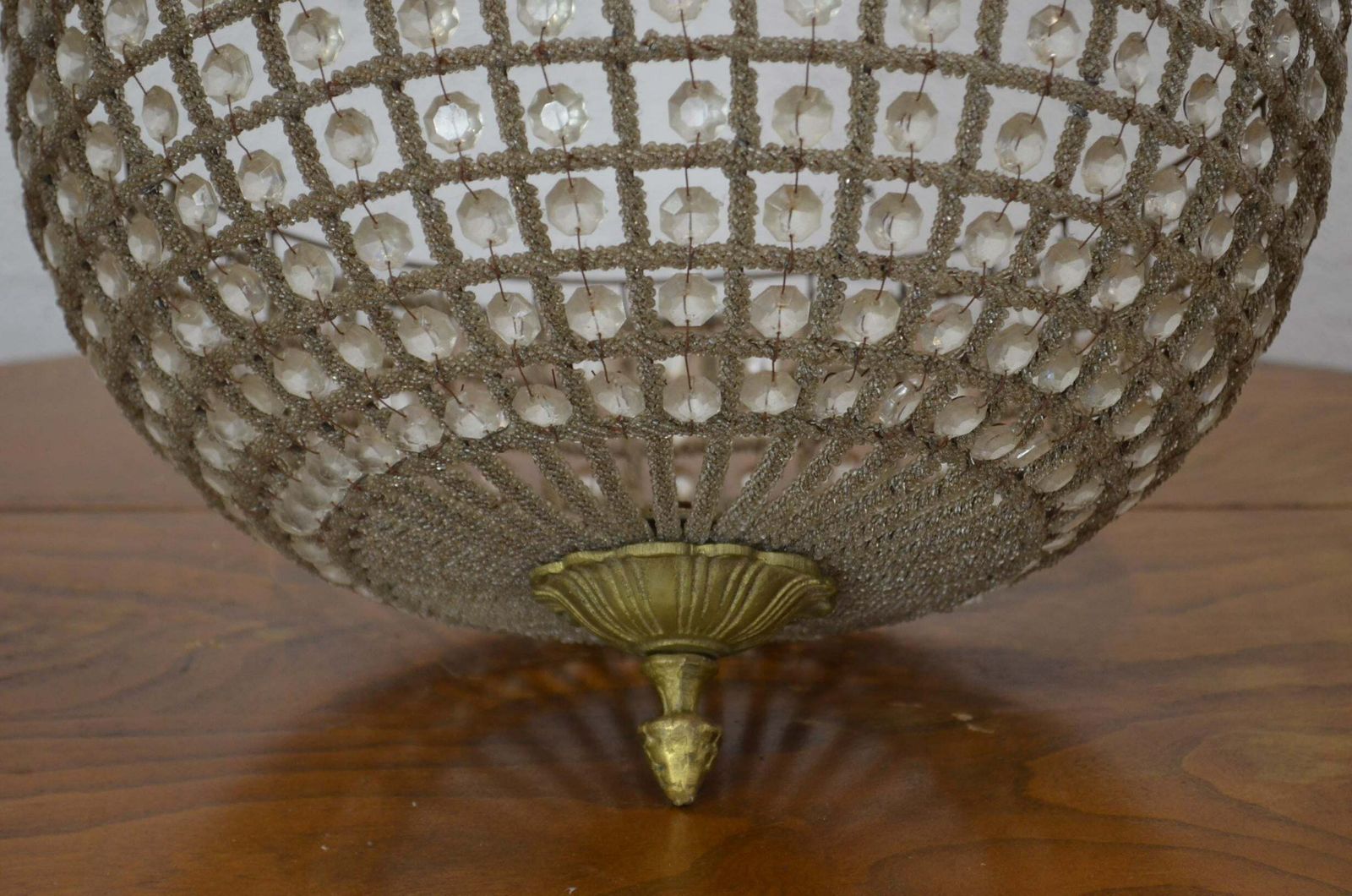 An Empire Art Deco Style 20th Century Dome Ceiling Light photo 75.0