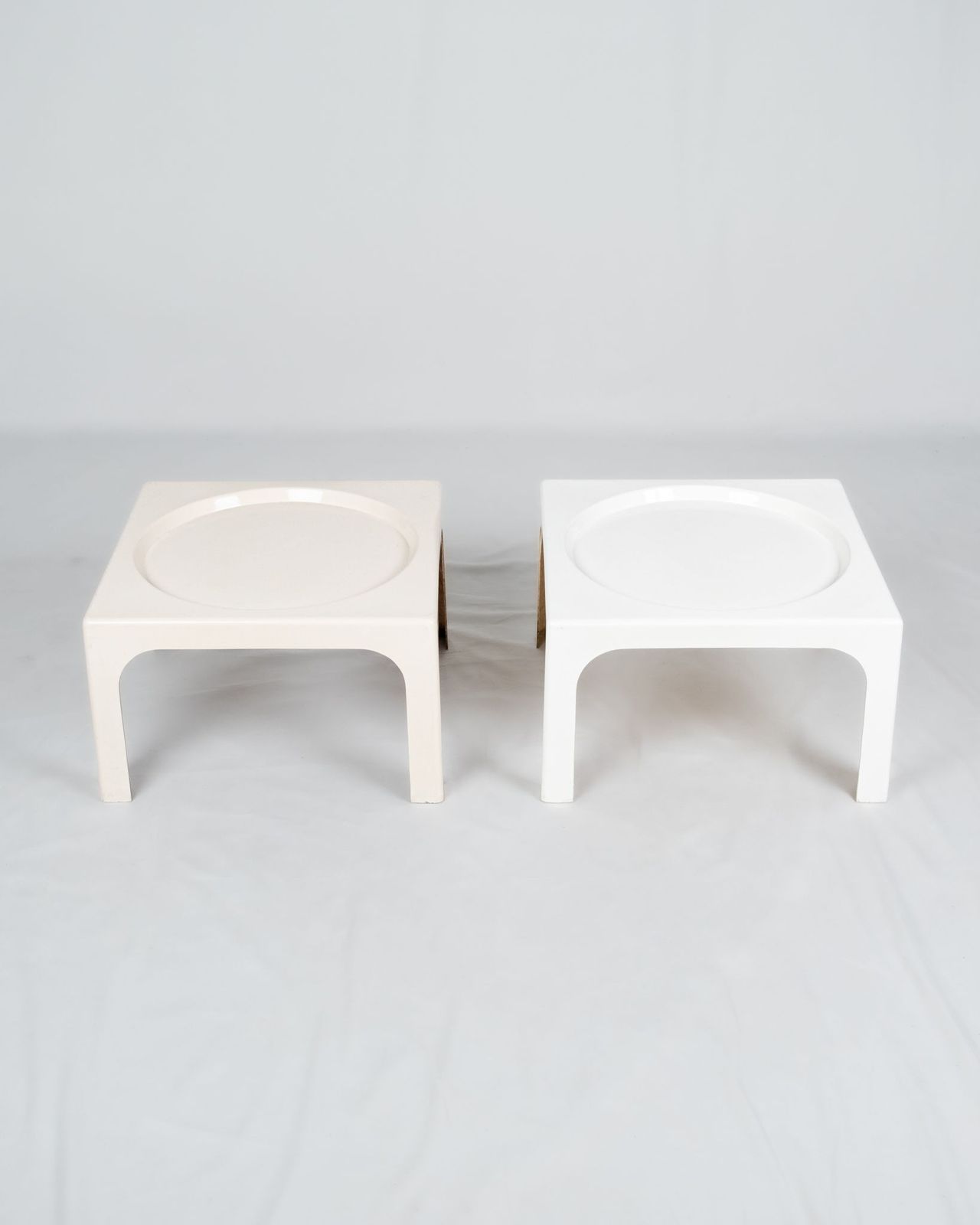Ozoo Side Tables By Marc Berthier For Prisunic, France, 1970s photo for sale