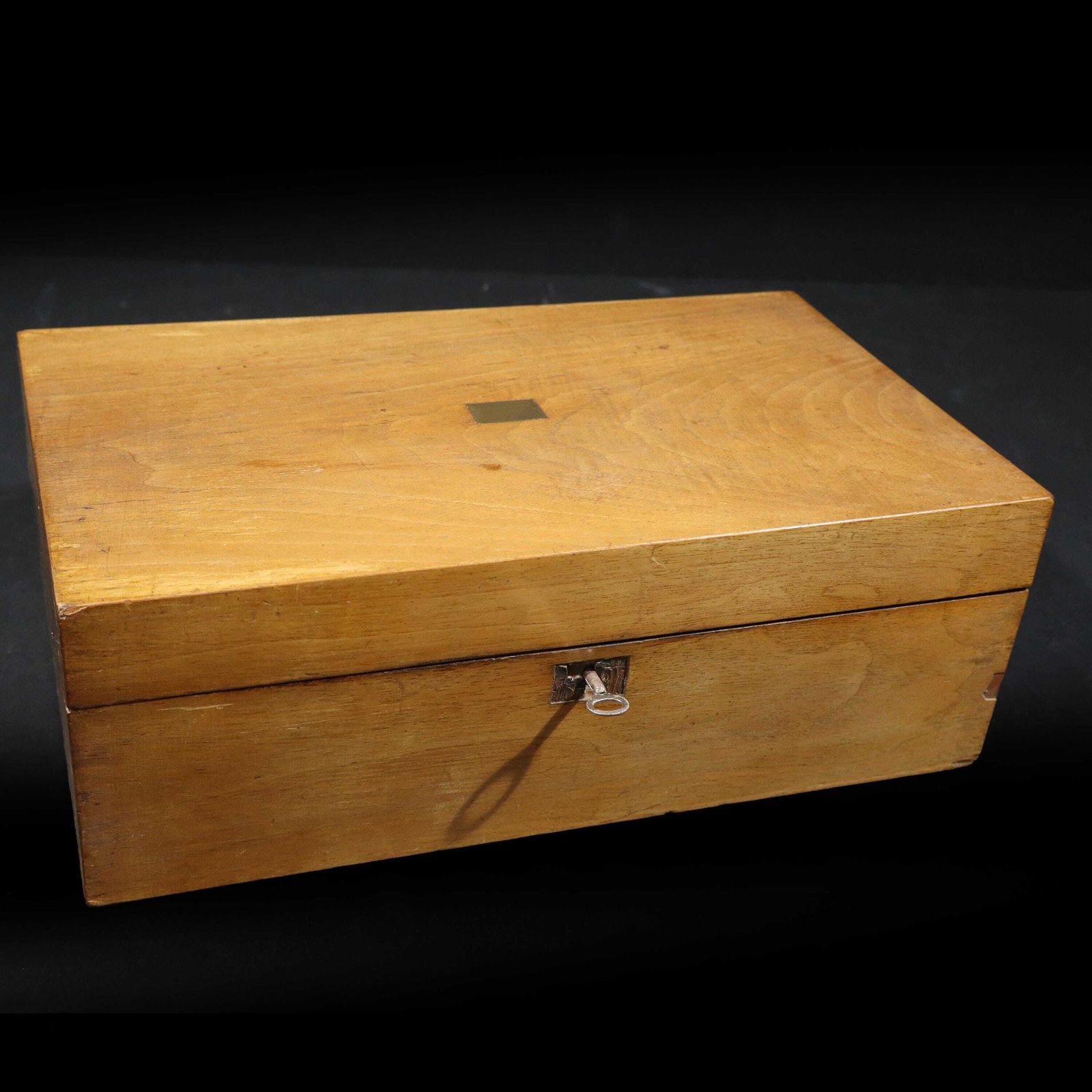 photo buy Antique French Wooden Portable Desk Writing Slope Box With Inkpots