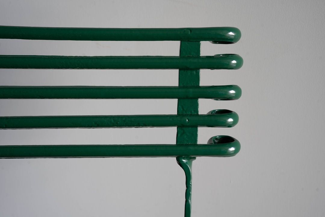 A Pair Of Antique Arras Garden Benches photo vinterior