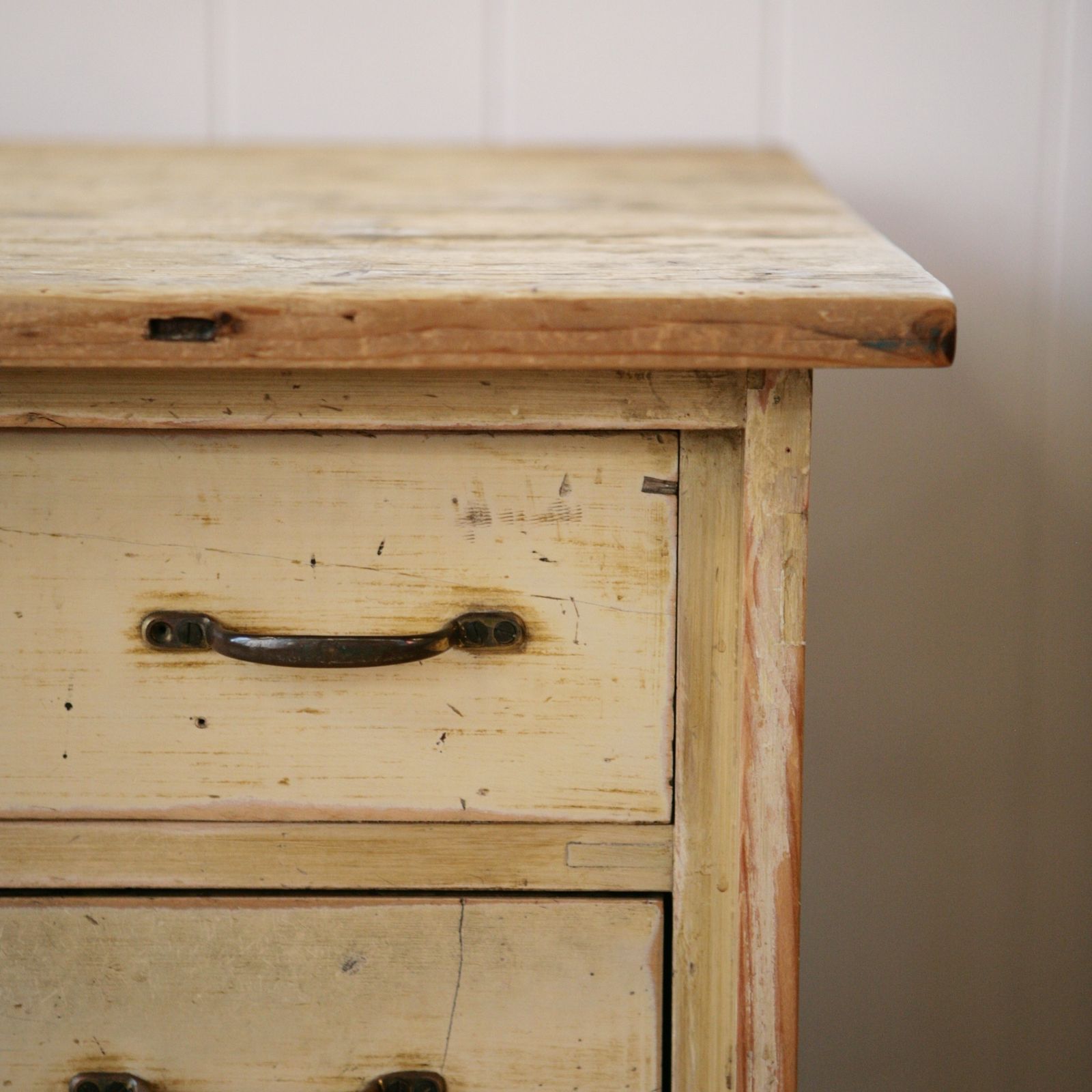 photo for sale Large English Painted Pine Shop Counter