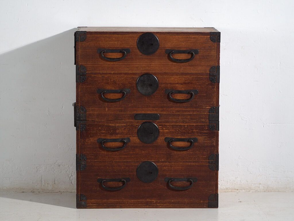 Antique Tansu Japanese Chest Of Drawers – Meiji / Taishō Period (C.1868 1926) #43 photo 2078.0