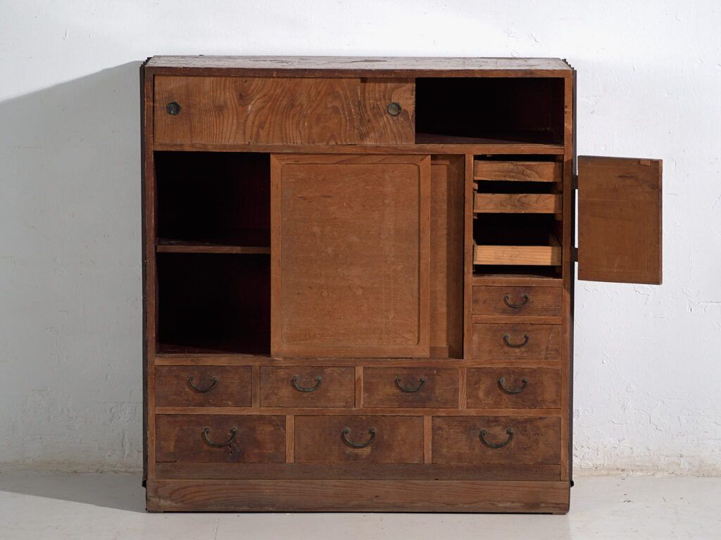 Antique Japanese Storage Chest – Meiji Period (C.1868 1912) #48 photo vintage