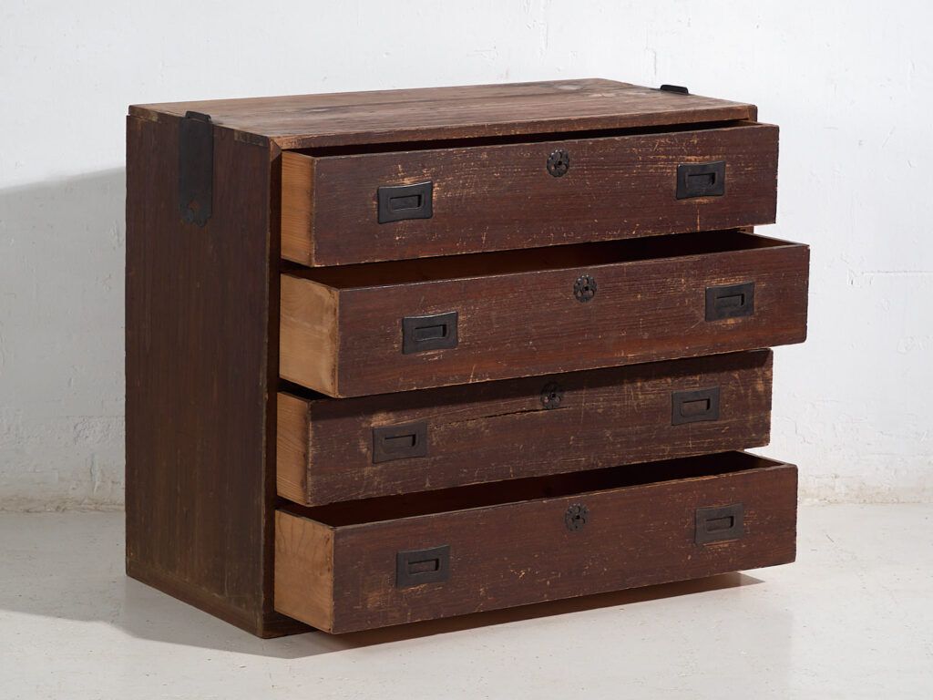 Antique Japanese Chest Of Drawers – Meiji / Taishō Period (C.1890 1926) #50 photo for sale