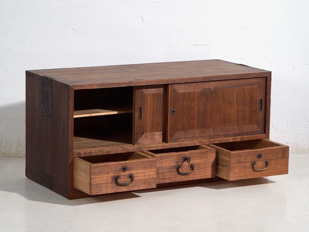 Antique Base Cabinet – Taishō / Showa Period (C.1920 1970) #15 photo for sale