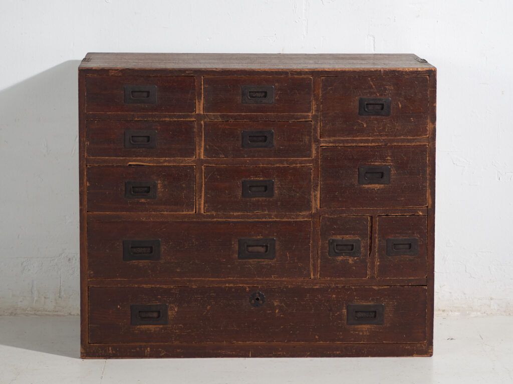 Antique Japanese Chest Of Drawers – Meiji / Taishō Period (C.1890 1926) #44 photo buy