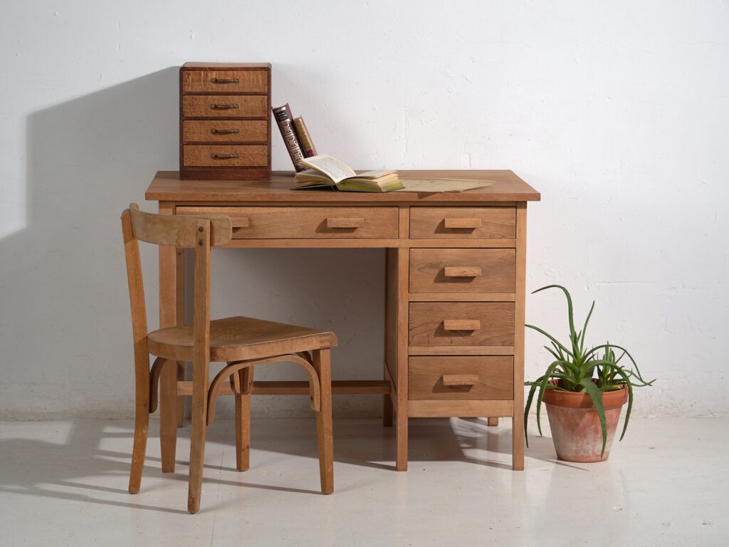 1935.0 Antique Japanese Writing Desk – Showa Period (C.1926 1970) #75 photo