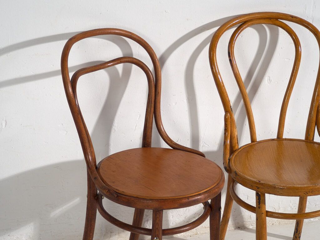 Antique Thonet Chairs (C.1920’s). Set Of 2 Pieces #6 photo furniture