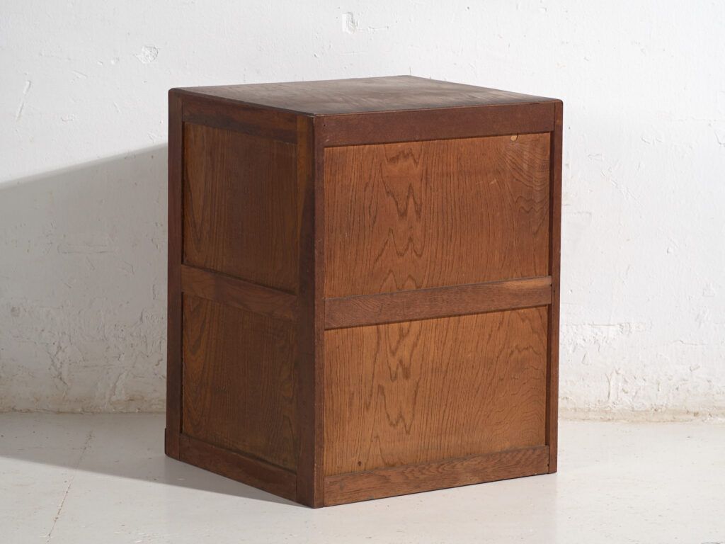 photo furniture Small Antique Japanese File Cabinet – Showa Period (C.1945 1970) #2
