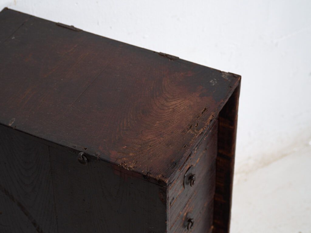 Antique Japanese Archive Cabinet – Meiji / Taishō Period (C.1880 1926) #74 photo furniture