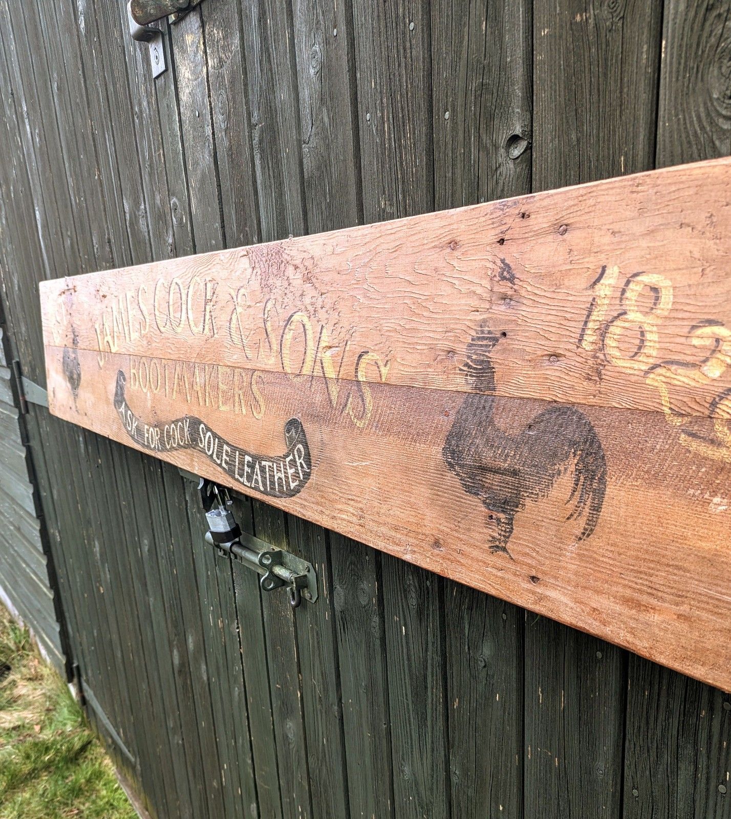 Vintage Hand Painted Art J Cock & Sons Delivery Available 0264. photo buy