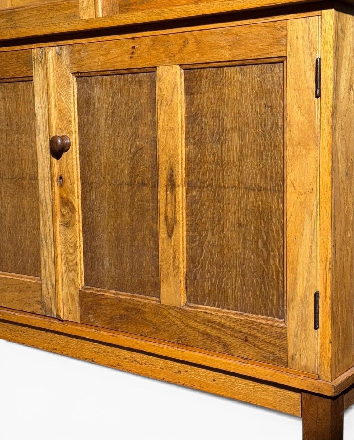 Vintage Golden Oak Old School College Bookcase Lab Bookcase C1950s photo buy