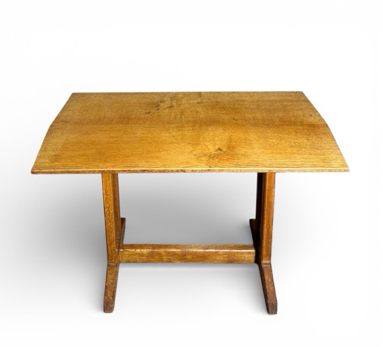 Arts And Crafts Golden Oak Refectory Table Dining Table Cotsworld School C1920s