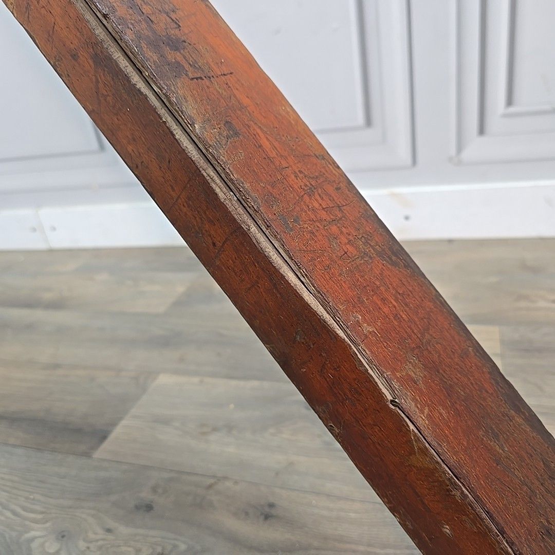 photo buy Antique Wood & Brass Surveyor’s Rod Measuring Staff – Halden & Co Of Manchester