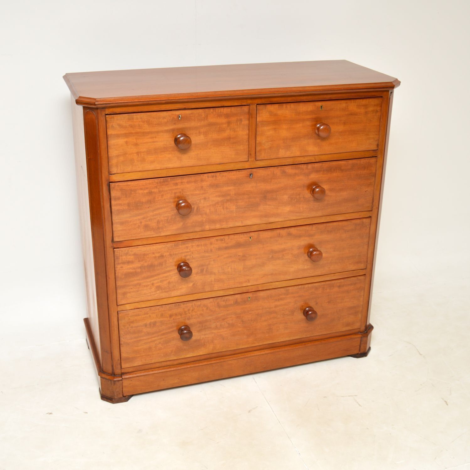 Large Antique Victorian Mahogany Chest Of Drawers photo furniture