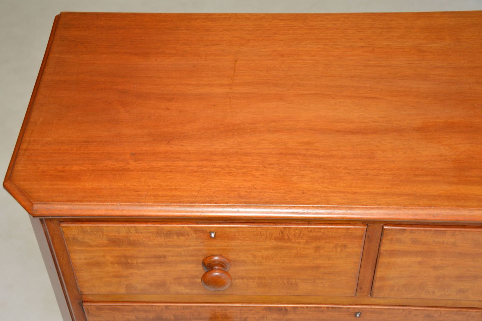 photo for sale Large Antique Victorian Mahogany Chest Of Drawers