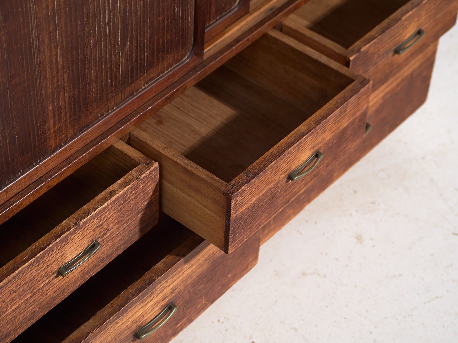 Antique Japanese Small Chest Of Drawers – Showa Period (C.1926 1970) #11 photo Furniture