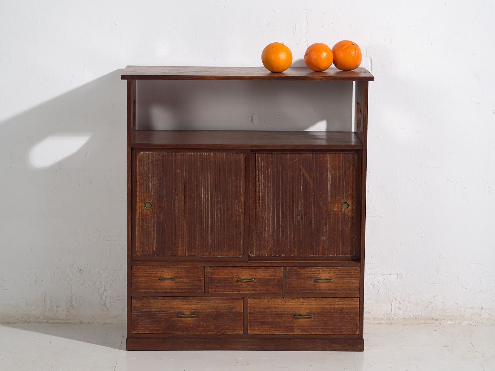 Furniture Antique Japanese Small Chest Of Drawers – Showa Period (C.1926 1970) #11 photo