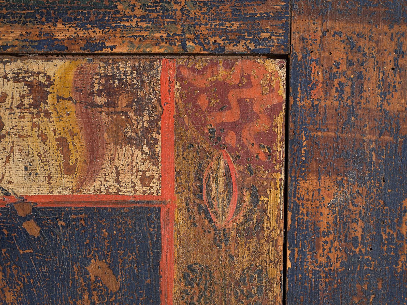 Furniture Austrian Painted Wardrobe – Late 18th – Early 19th Century (C.1780 1820) photo