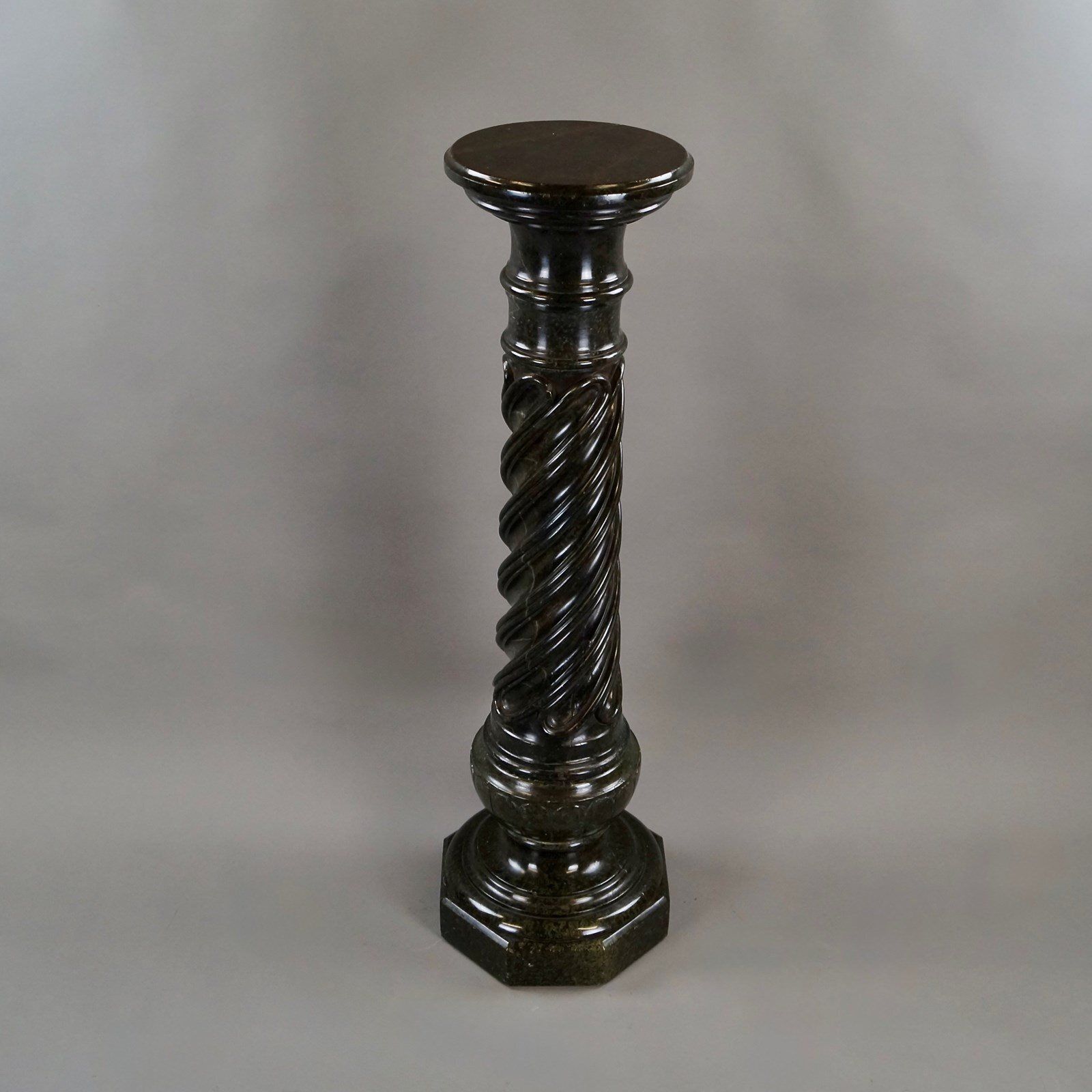 A French Mid 19thc Verde Antico Marble Column photo 2125.0