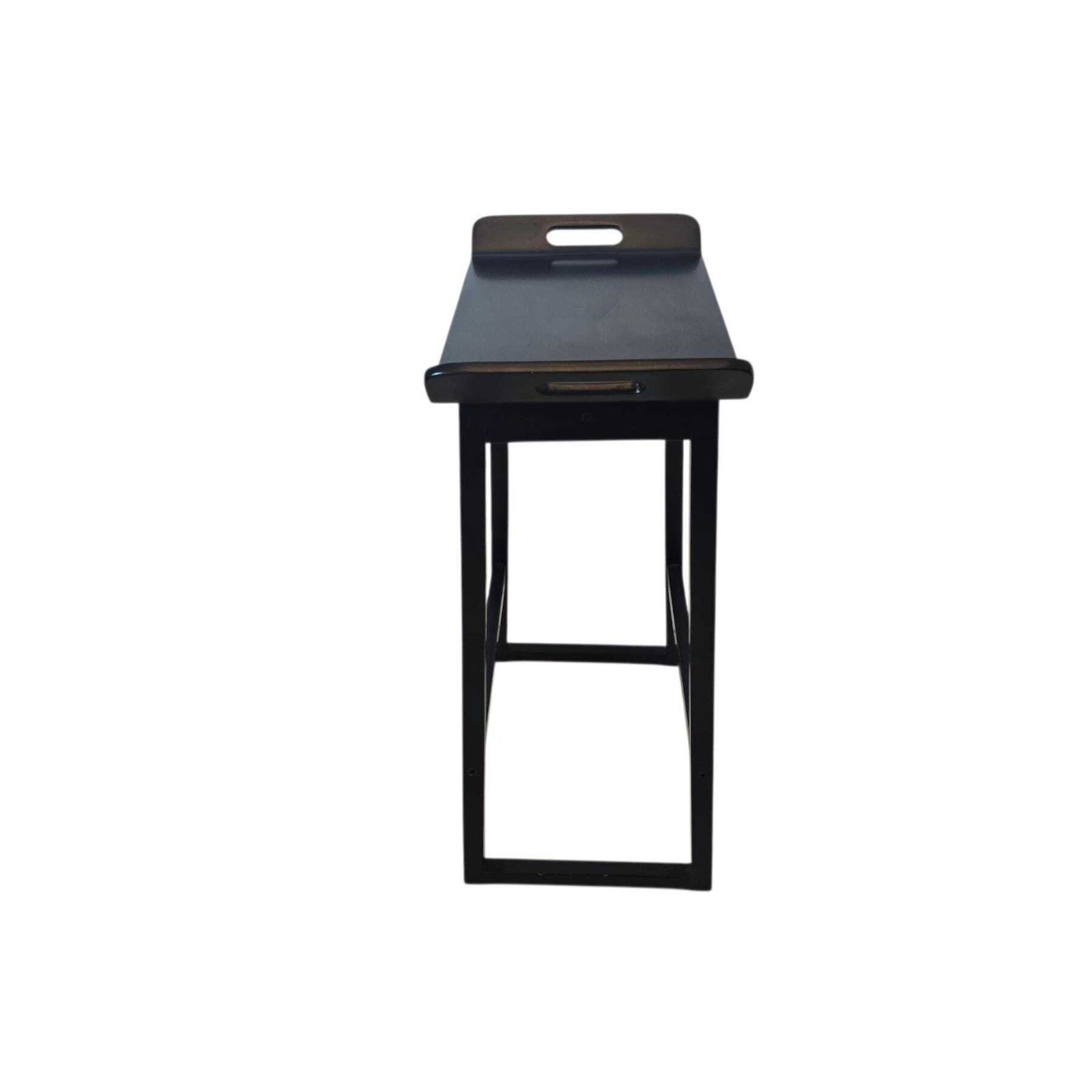 Vintage Wooden Bar Stool / Table Malte Ikea 90s photo furniture