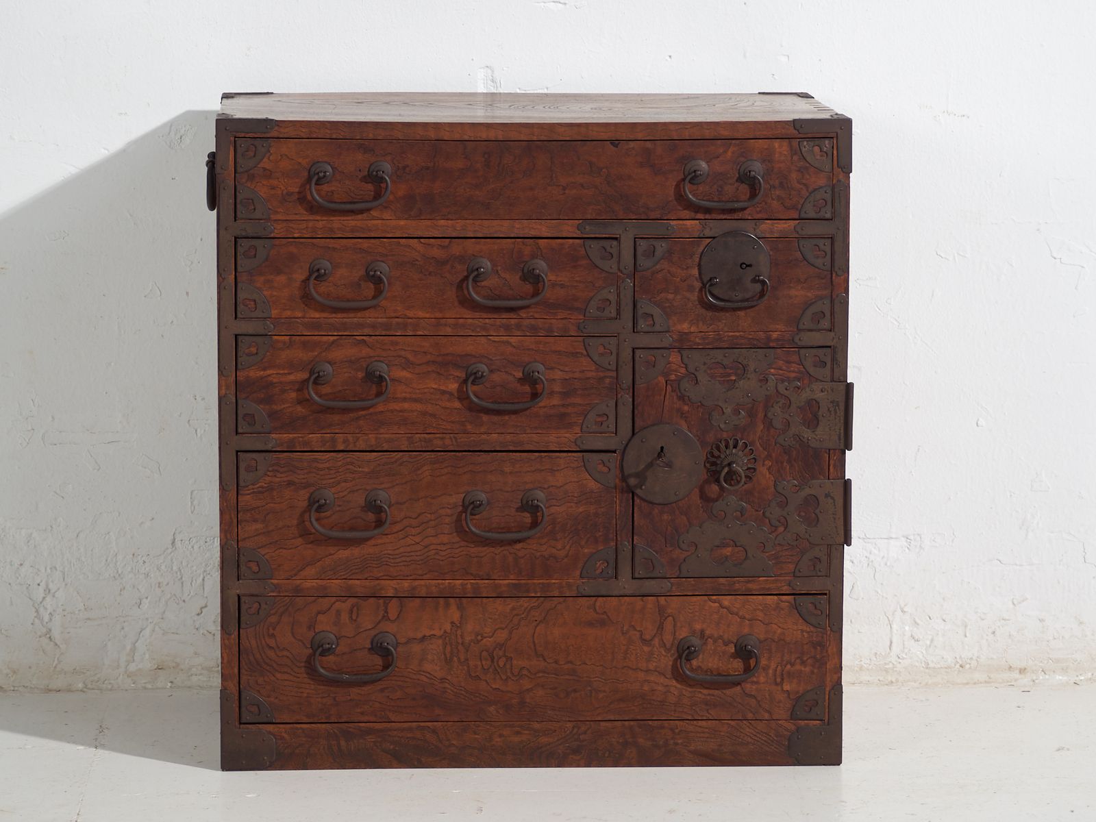 Antique Tansu Storage Chest Of Drawers – Meiji / Taishō Period (C.1868 1926) #34 photo vinterior