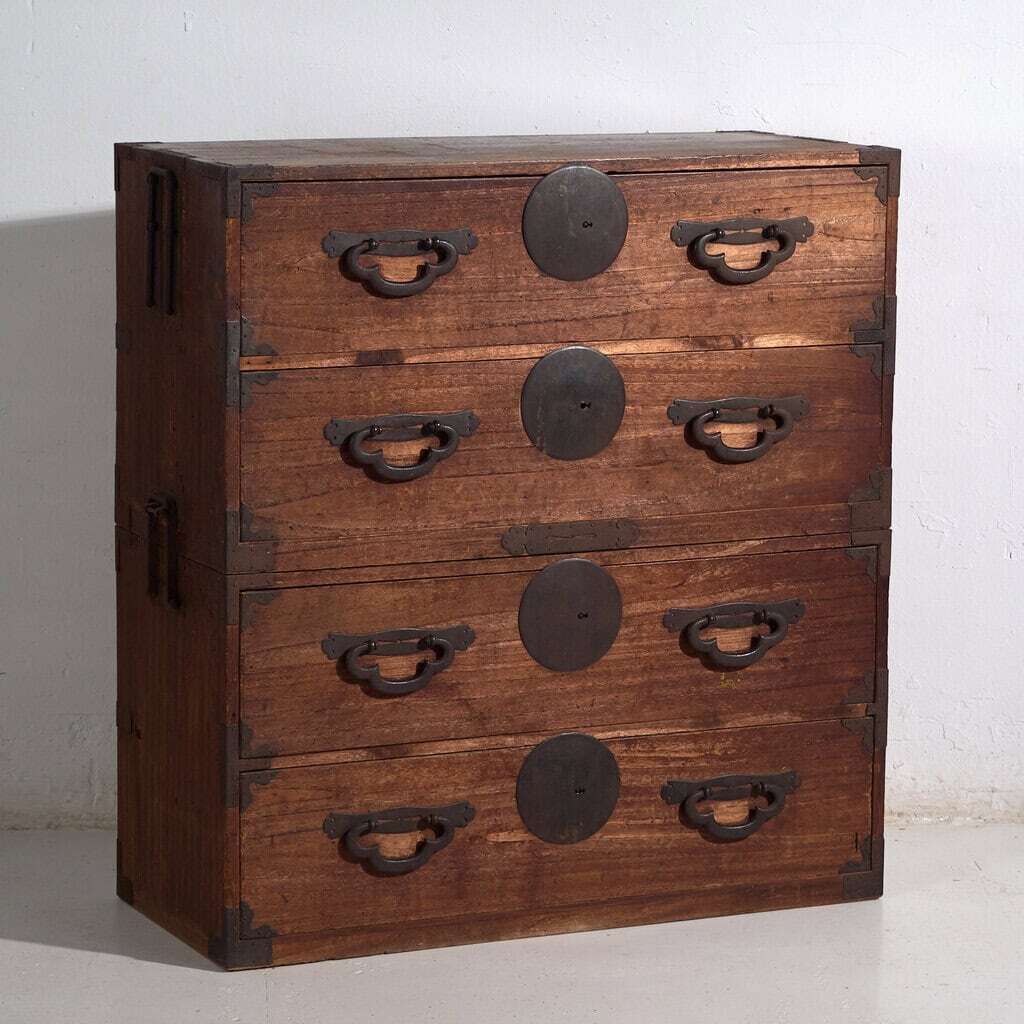 2572.0 Antique Storage Chest Of Drawers – Meiji / Taishō Period (C.1868 1926) #41 photo