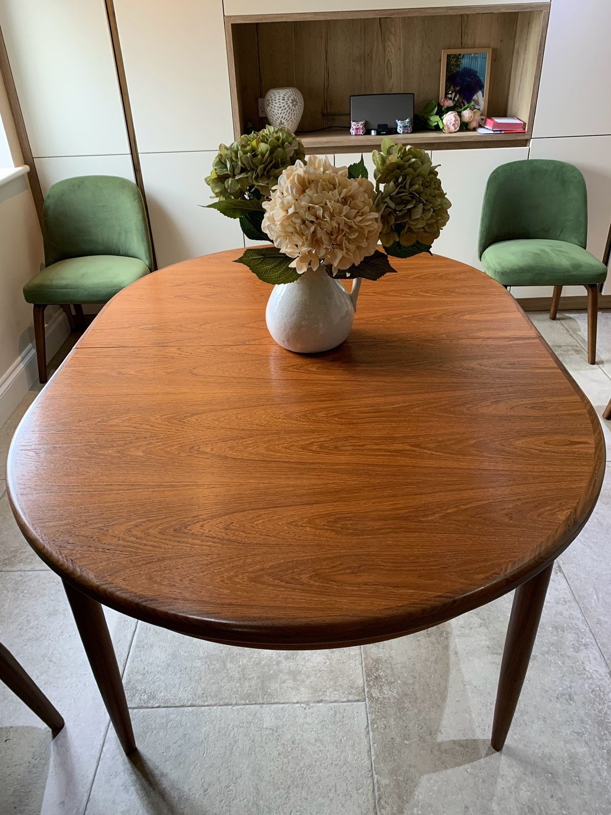 Mid Century Modern Dining Table And 6 Chairs Extending G Plan Teak