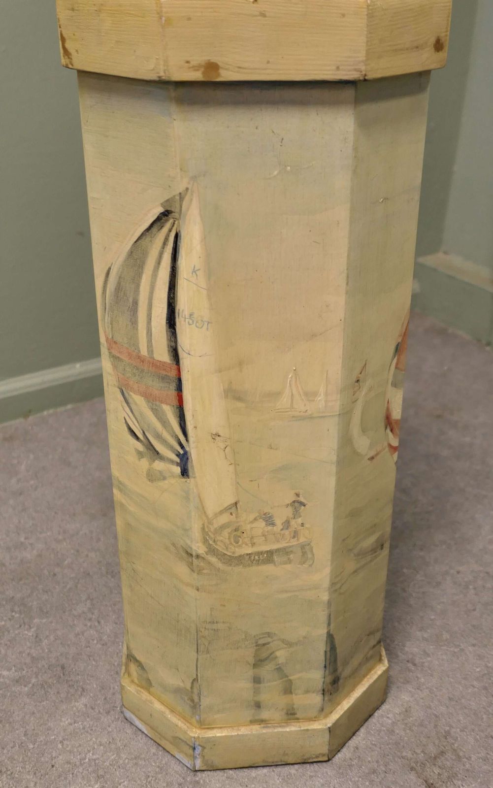 Hand Painted Cowes Week Umbrella Stand This Is A Beautiful And Nostalgic Piece photo 714.0