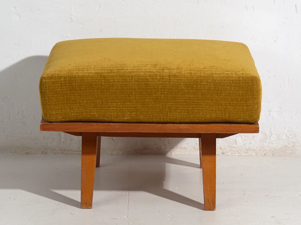 Furniture Set Of Two Armchairs And Ottoman – Mid Century Modern (C.1950) photo
