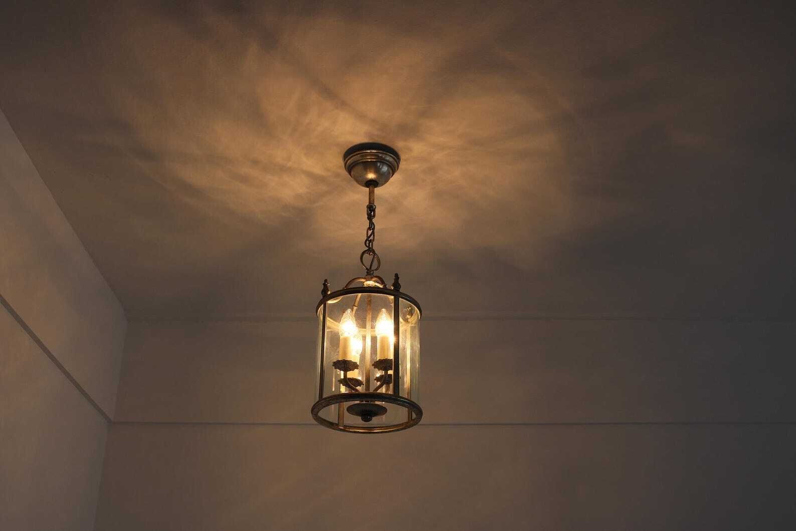 Italiaanse Empire Stijl Lantaarnlamp Van Gaetano Sciolari, Jaren 1960 – Niceoldfinds photo vinterior