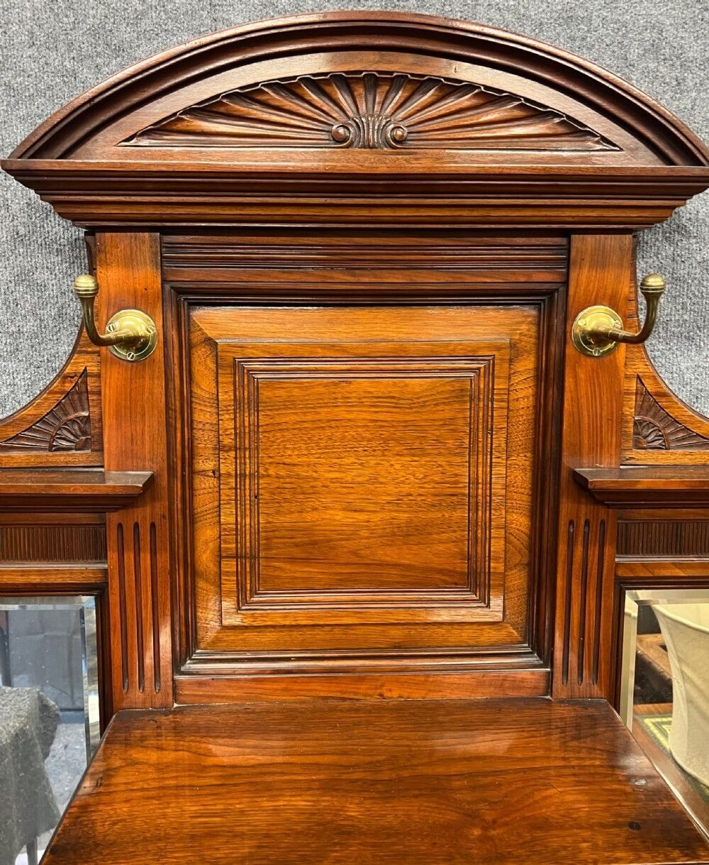 photo for sale Impressive Good Quality Walnut Hall Stand