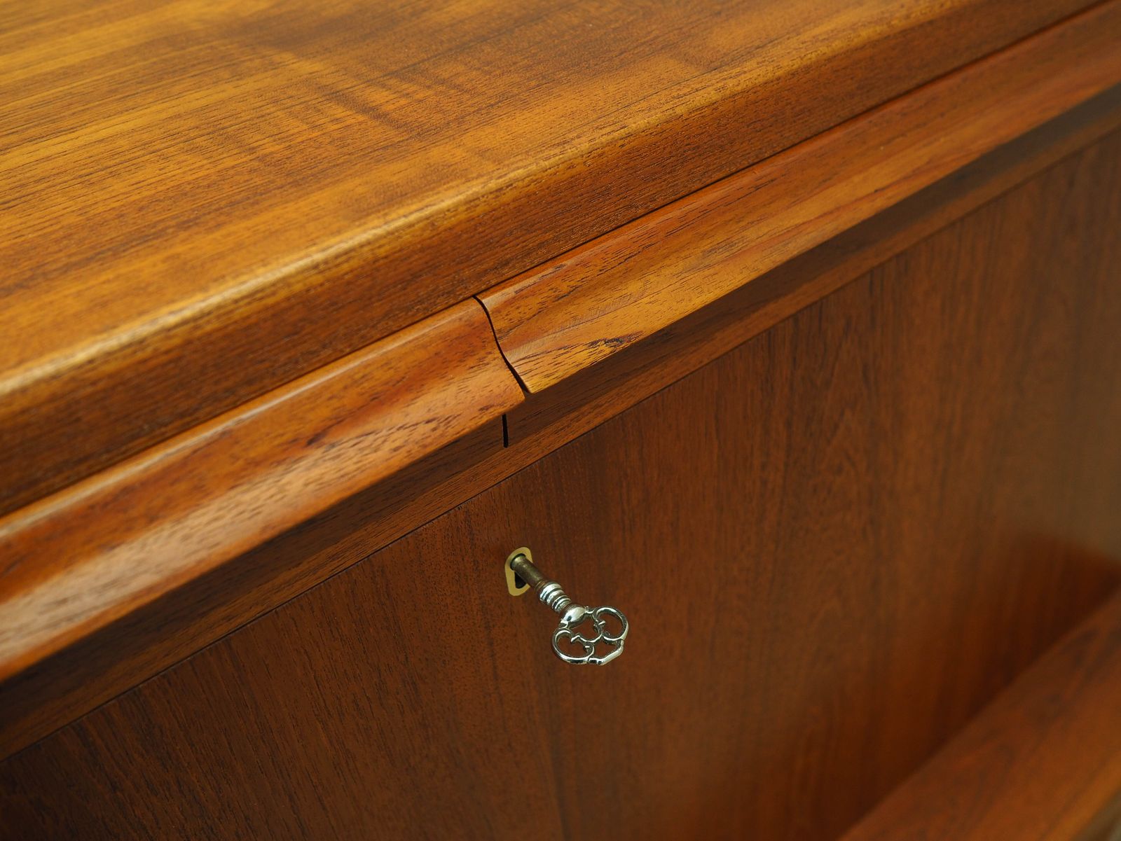 photo for sale Teak Secretary, Danish Design, 1960s, Designer: Erling Torvits, Manufacturer: Klim Møbelfabrik