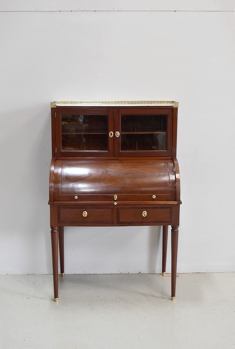 Bonheur Du Jour With Louis XVI Cylinder 18th photo furniture