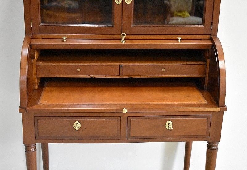 Furniture Bonheur Du Jour With Louis XVI Cylinder 18th photo