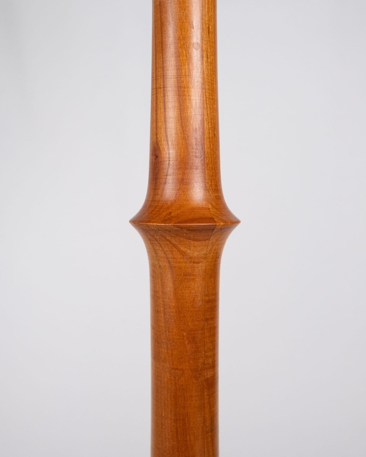 Pair Of Turned Wood Floor Lamps, France, Mid 20th Century photo buy