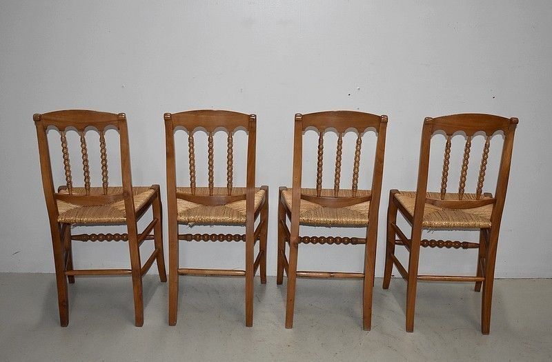 Suite Of 4 Restoration Chairs In Cherry 19th photo furniture