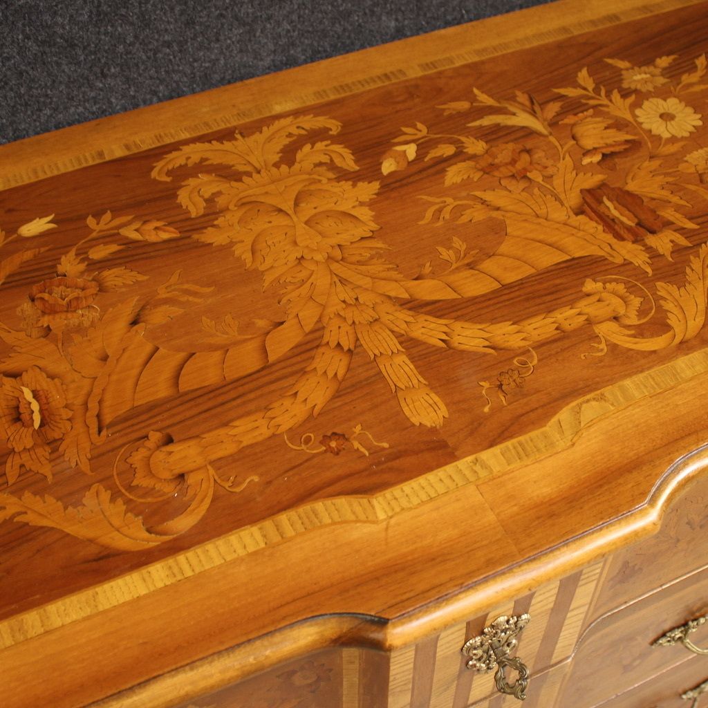 20th Century Italian Inlaid Chest Of Drawers photo 4350.0