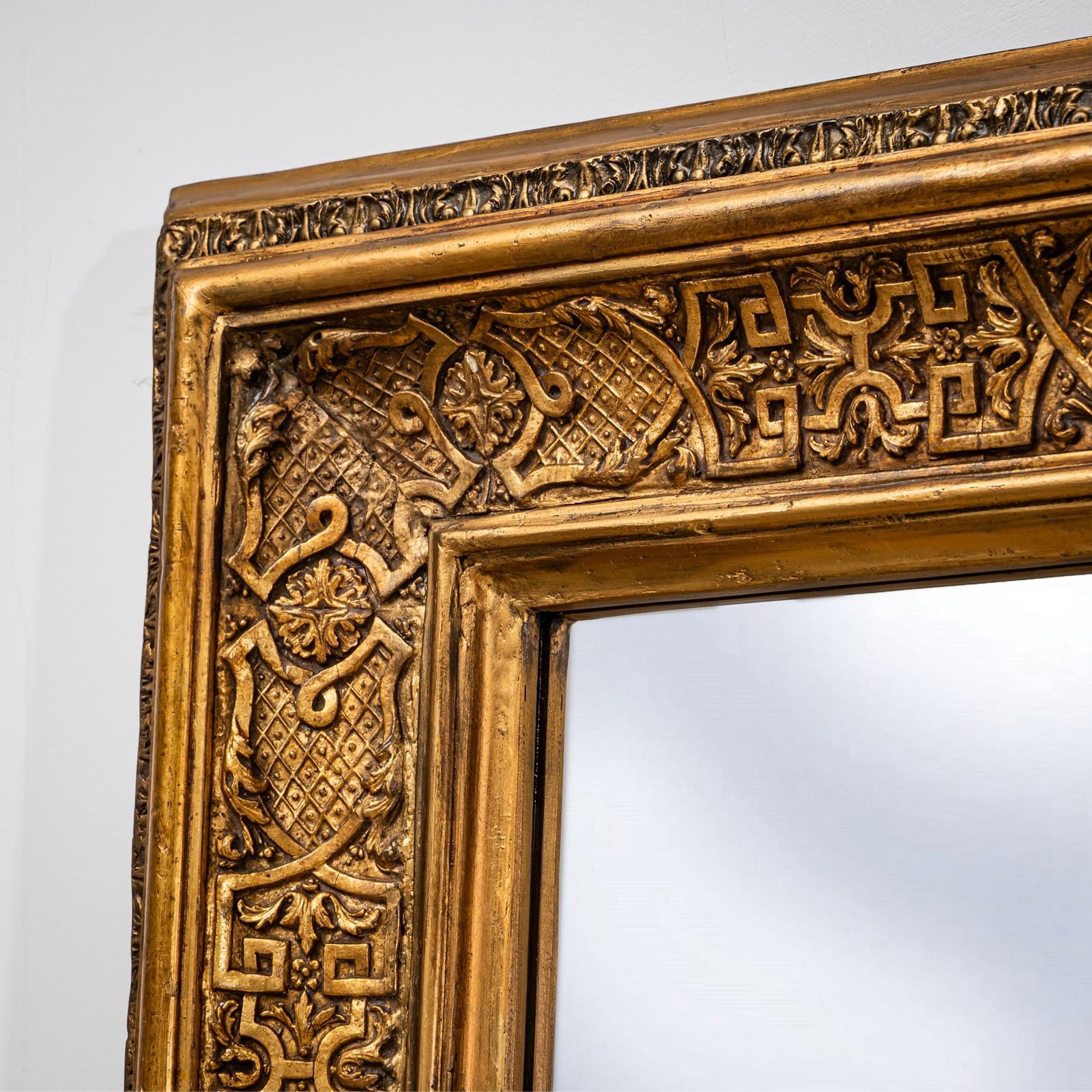 Large Gilt Régence Style Wall Mirror, France, 19th Century photo 6390.0