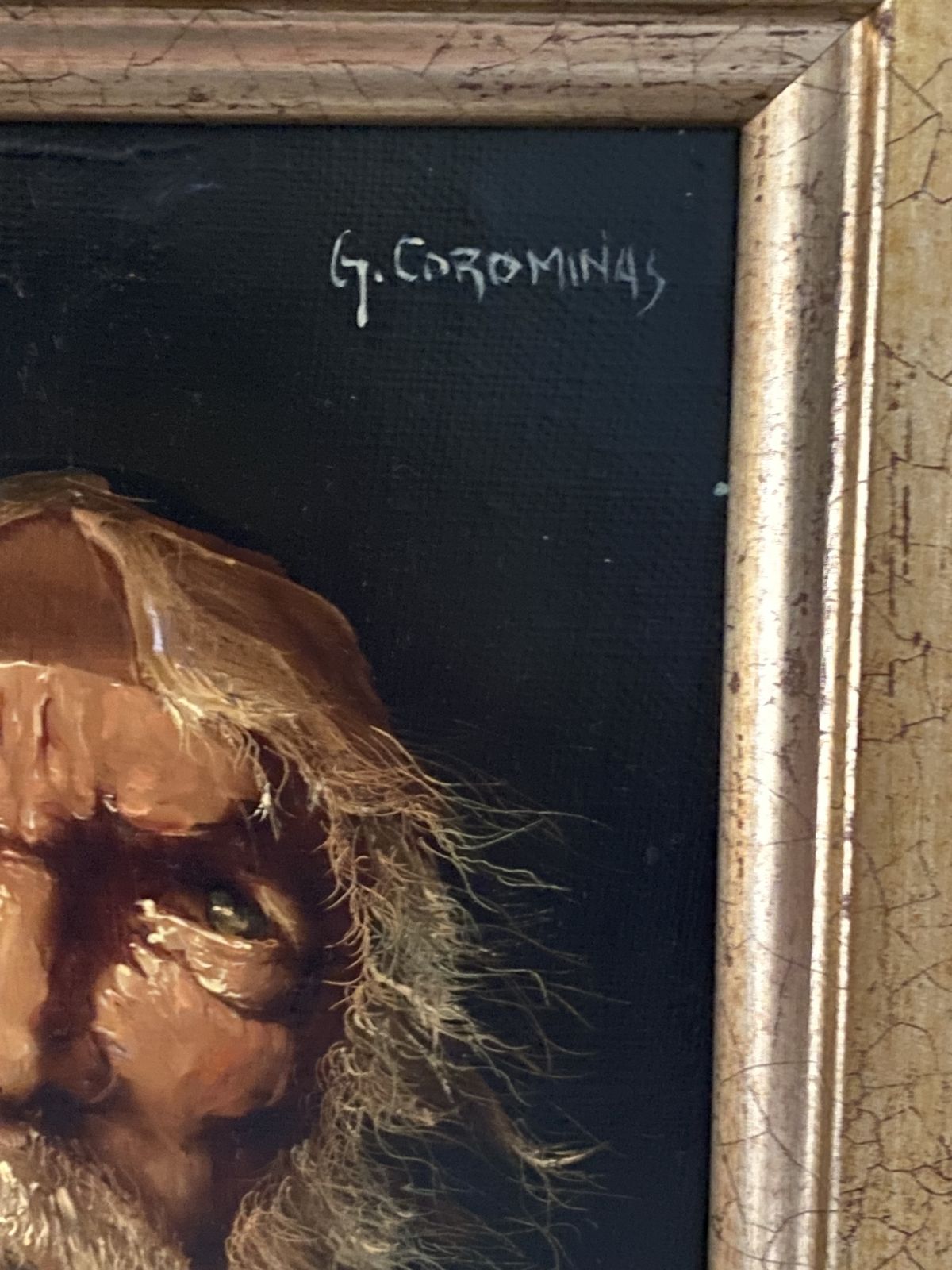 Art George Corominas, 1960s, Oil Paint photo