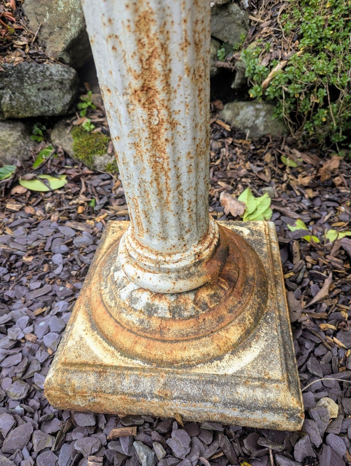 Mid Century Unusual Cast Iron Campana Urn Jardiniere Delivery  Available 0266. photo for sale